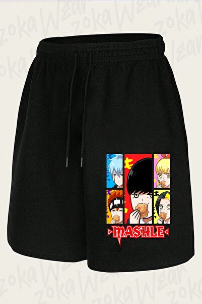ZOKAWEAR Unisex Mashle Magic and Muscles Design Printed Shorts