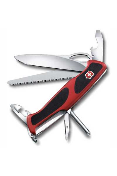 OEM Briceag Victorinox Ranger Grip 78 rosu-negru 0.9663.MC