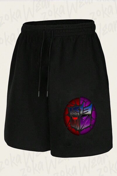 ZOKAWEAR شورت مطبوع بتصميم Transformers3 للجنسين