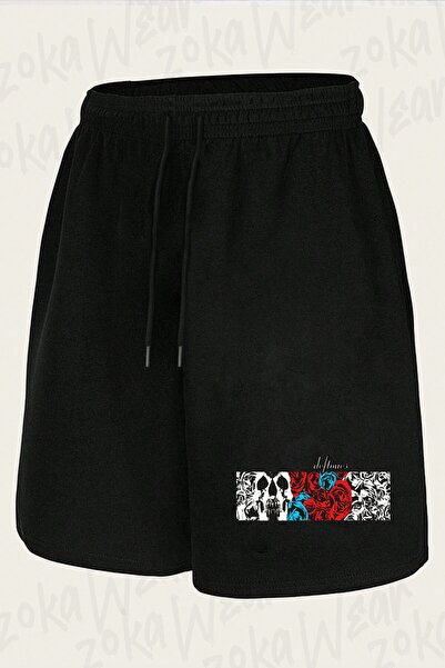 ZOKAWEAR Unisex Cover Deftones Design Printed Shorts