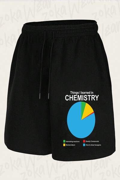 ZOKAWEAR Σορτς με στάμπα Unisex Science Chemistry Graphic Design