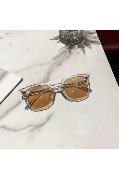Choice5 Transparent tea Men Sun Glasses Men Outdoors Fashion Sunglasses Resin...