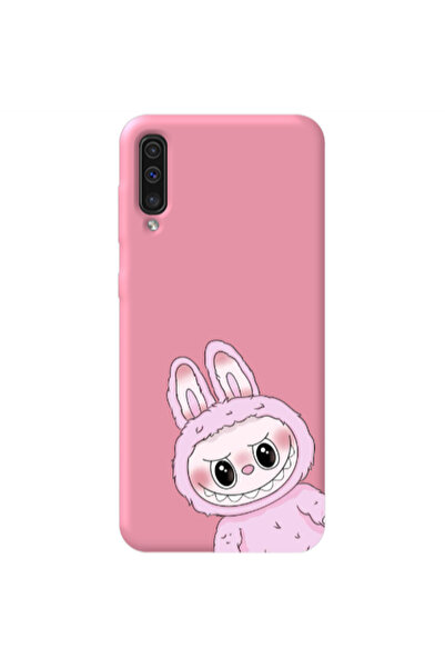 Other Samsung A70 Labubu 6 Pink Colored Silicone TPU Θήκη