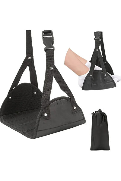 Choice1 BAP047-Black NYXIA Portable Travel Plane Hammock Foot Chair Office Ho...