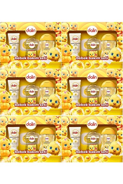 Dalin Bebek Bakım Seti 4 Parça (Kutulu) Yenidoğan Seti (Karma 6 Lı Set)
