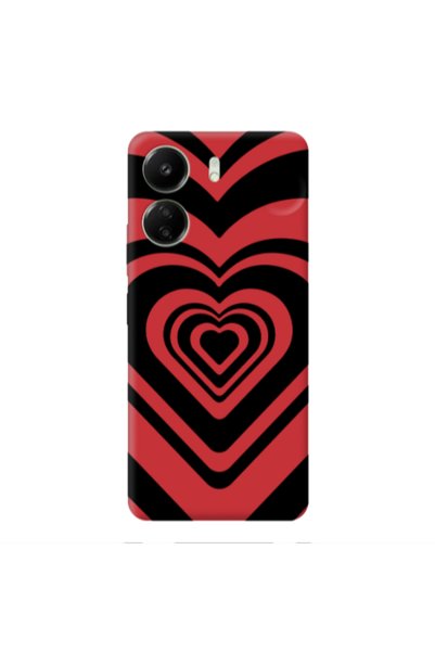 Other Xiaomi Redmi 13C Hypnosis Red Colored Silicone TPU Θήκη