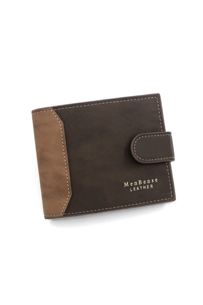 Choice Dark Coffee Men's Business Wallet High Quality PU Leather Holder Case ...
