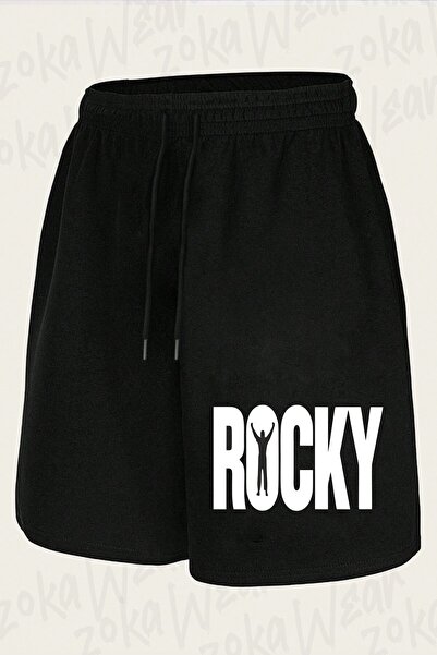 ZOKAWEAR Unisex Rocky2 Design Printed Shorts