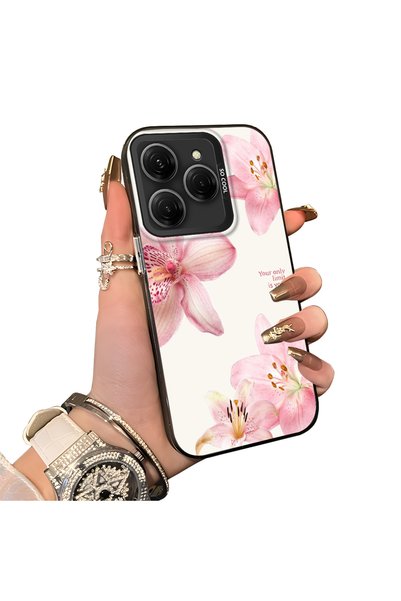 Hontinga حافظة هاتف Tecno Spark 20 Pro متوافقة مع حافظة خلفية صلبة من السيليك...