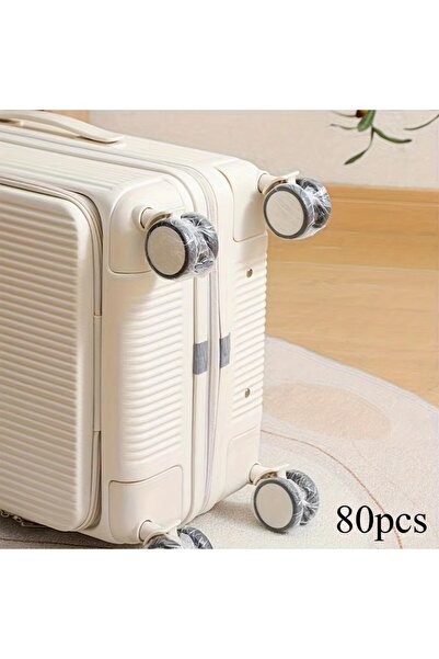 Choice 80pcs Homefish 50/80pcs Luggage Wheel Covers - Dustproof Suitcase Prot...