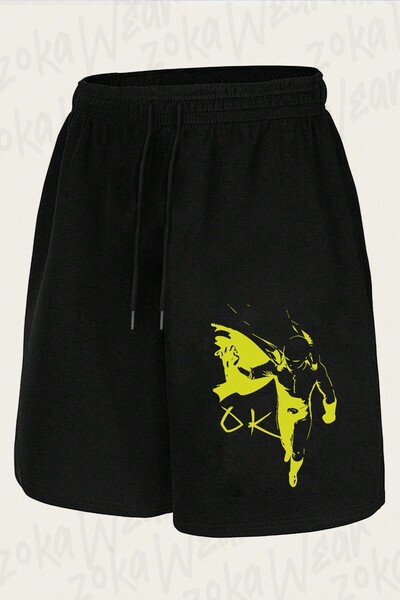ZOKAWEAR Unisex One Punch Man Saitama (Ok) V2 Design Printed Shorts