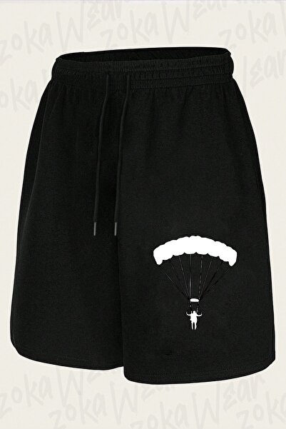 ZOKAWEAR Unisex Parachute Design Printed Shorts