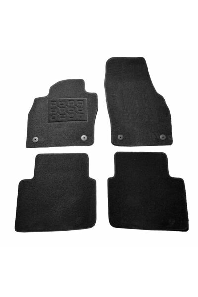 Best Auto Vest Covorase mocheta Skoda Scala 2019-prezent, Negre, set de 4 Buc.