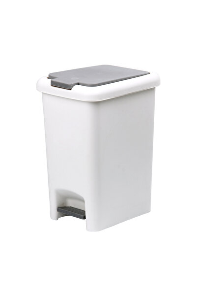 homez Pedal Bin White 15L
