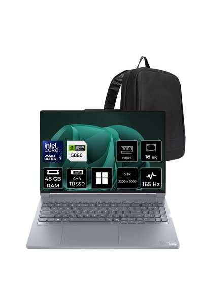 LENOVO ThinkBook 16P G6 IAX Core Ultra 7 255HX RTX 5060 8GB 115W 48GB RAM 4TB...