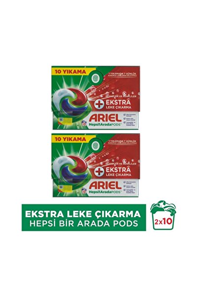 Ariel Hepsi1Arada PODS® Extra Leke Çıkarma Kapsül Çamaşır Deterjanı Beyazlar ...