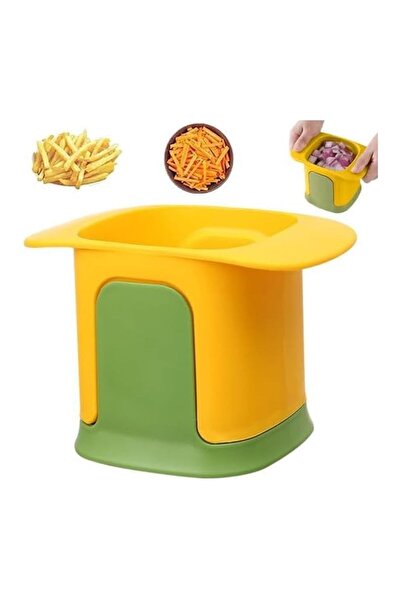 Generic 2 in1 manual Vegetable Chopper Dicing & Slitting Kitchen Chopping Art...
