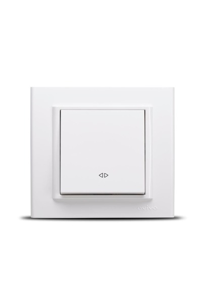 Ovivo Electric Intrerupator Mina Cap Cruce ST Alb Ovivo Mina, 401-010200-214,