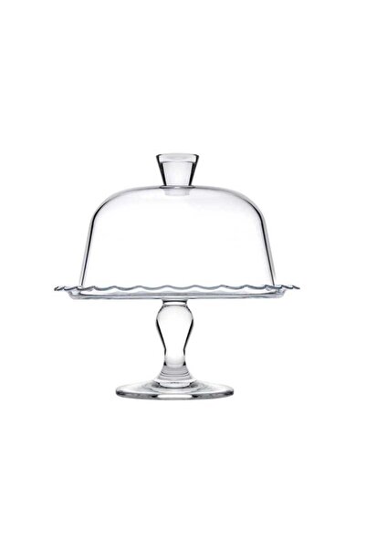 Paşabahçe Platou de servire cu picior și capac Pasabahce Patisserie 26.4 cm