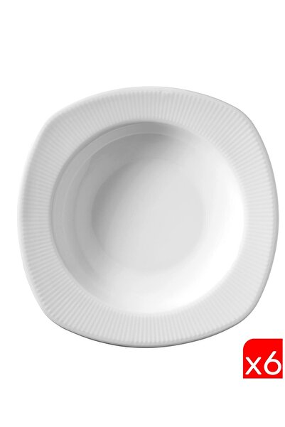 Kütahya Porselen Çisil Çukur Plate 22cm Csl22Ck00 6 Pieces