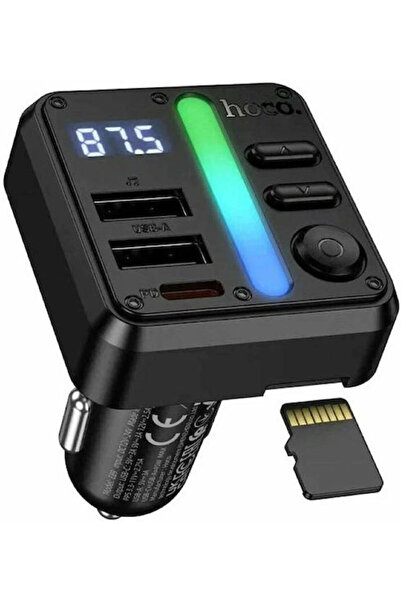 Borofone Hoco E89 Πομπός FM Αυτοκινήτου Bluetooth 2USB/1Type-C 45W/3A PD QC Μ...