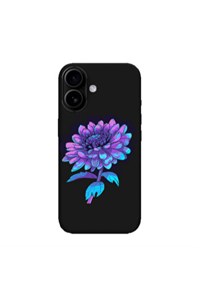 Other Apple Iphone 16 plus Witch flower Black Colored Silicone TPU Θήκη