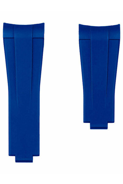 Bobroff Λουράκι καουτσούκ μπλε 20mm