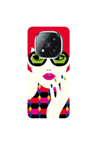 Other Xiaomi Redmi Note 14 Pro + 5g Red hair girl Transparent Silicone TPU Θήκη