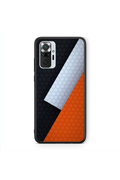 Other Xiaomi Redmi Note 10 Pro 4G Coated hexagon Black Glossy Θήκη