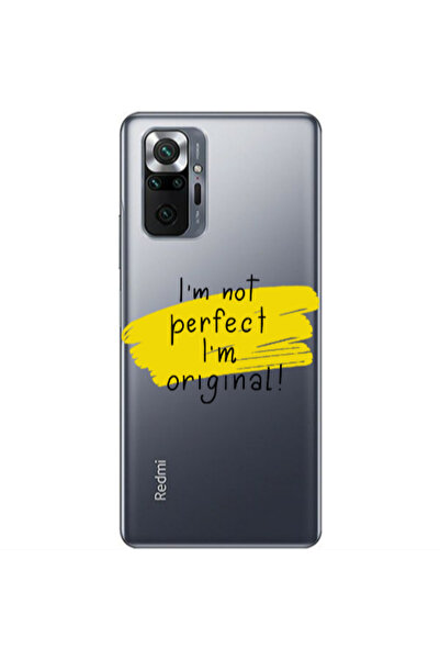 Other Xiaomi Redmi Note 10 Pro Max I m not perfect Transparent Silicone TPU Θήκη