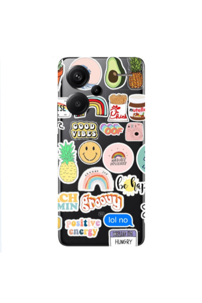 Other Xiaomi Redmi Note 13 Pro+ 5G Good vibes Transparent Silicone TPU Θήκη