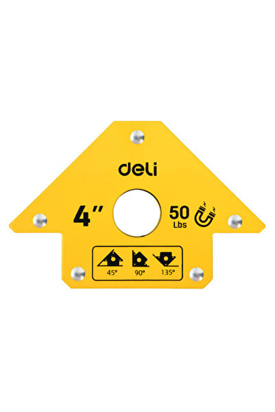 Deli Μαγνητικός Γωνιακός Συγκολλητήρας 101.6mm με Ικανότητα Ανύψωσης 22kg DL-...