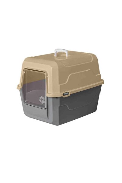 Tradesor Λεκάνη γάτας κλειστή - Catbus - 52x37x48cm - 006194 - Beige