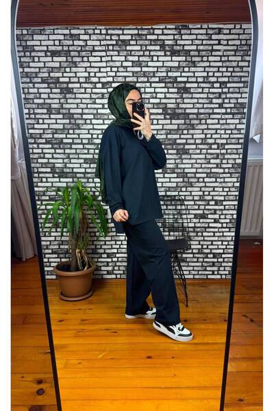 ZarülAAy fashıon Zippered Basic Set Premium Fabric