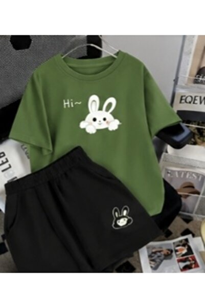 ship master Summer Collection New Arrival T-Shirt & Shorts Set Printed Patter...