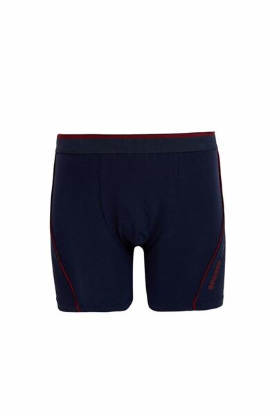 Eros Men's Compact Colored Cotton Boxer Blue
