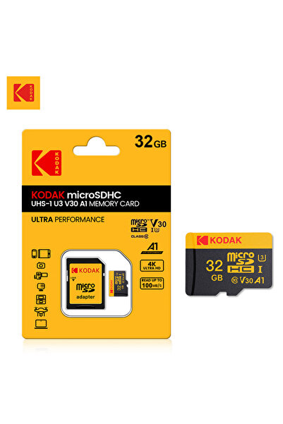 choice2 بطاقة ذاكرة كوداك U3 32 جيجابايت، بطاقة مايكرو SD من كوداك، سرعة تصل ...