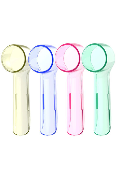 Choice Colorful-4 Pcs Toothbrush Dustproof Covers Caps Compatible with Braun ...