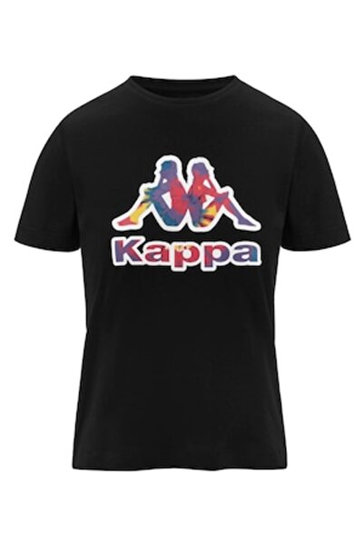 Kappa Tricou din bumbac pieptănat cu imprimeu grafic cu logo, Logo Eileen, Ne...