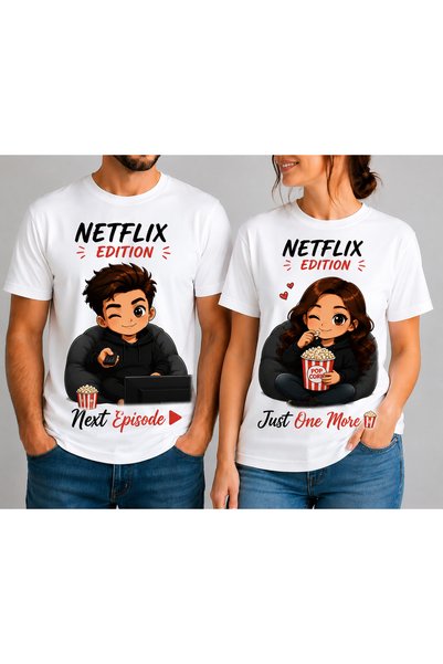 GE Σετ μπλουζών για ζευγάρια – Έκδοση Netflix