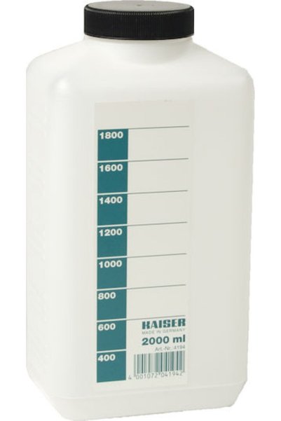 KAISER Φιάλη Αποθήκευσης Χημικών 2000ml Εξοπλισμός Σκοτεινού Θαλάμου Κωδικός:...