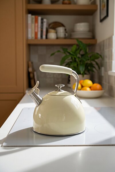 ACAR Steamcall Stainless Steel Pressure Cooker Cream - 3 L