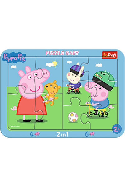 Trefl Puzzle pentru copii Peppa, de la 2 ani, 10 piese
