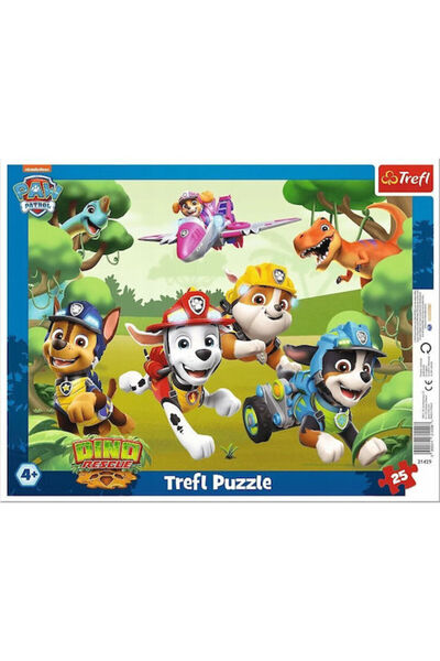 Trefl Puzzle 25 piese Cuburi Trucuri competitive Patrula Cățelușilor P16