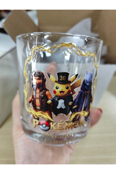 Choice Bandai C New Pokemon 30th Anniversary Commemorative Whiskey Tumbler Cu...