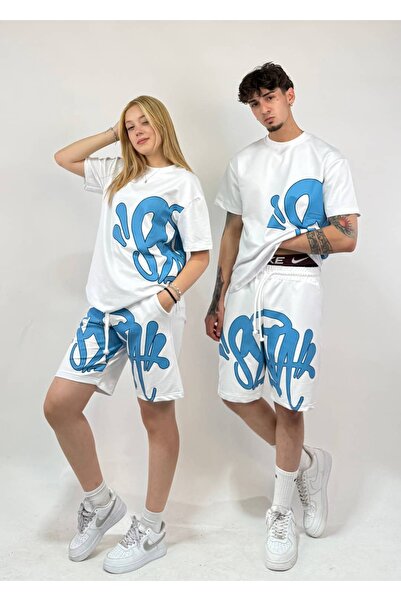 zaee S. Printed Oversize Premium Shorts Set