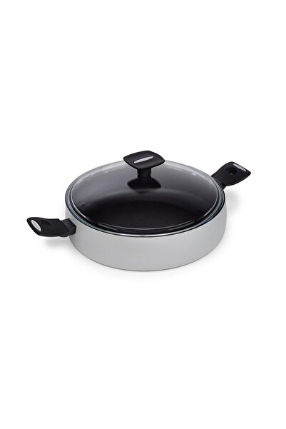 moneta Cratita cu capac Moneta, Inductie, Aluminiu/Sticla, Antiaderenta, 28 c...