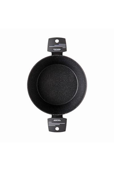 moneta Oala antiaderenta Moneta, Aluminiu, Inductie, Negru, 20 cm