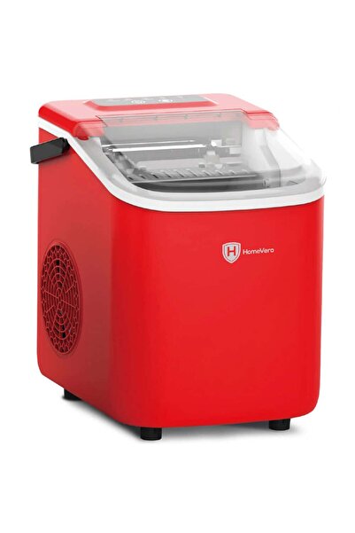 HomeVero Παγομηχανή HV-IM1224R 1,1 λίτρα 112W Κόκκινο