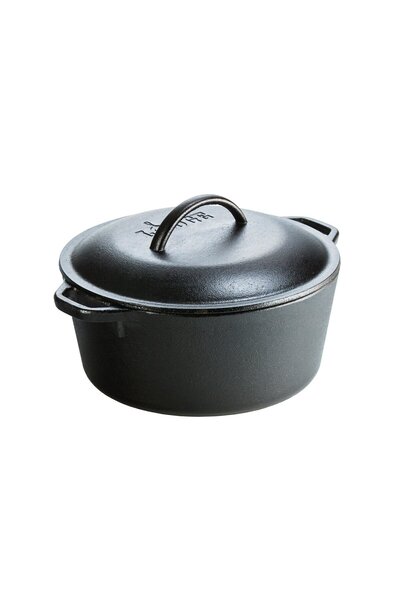Lodge Oala din fonta 4.7L, utilizare pe toate sursele de caldura
